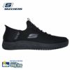 スケッチャーズ スリップインズ メンズ スニーカー ブラック 200205 SKECHERS 靴 ハンズフリー 滑りにくい 防滑 シューズ 黒 