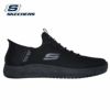 スケッチャーズ スリップインズ メンズ スニーカー ブラック 200205 SKECHERS 靴 ハンズフリー 滑りにくい 防滑 シューズ 黒 