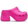 クロックス 厚底 ハイヒール レディース サンダル crocs おしゃれ ブラック 黒 ピンク ボーン サイレン クロッグ 208547 Siren Clog 人気