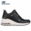 スケッチャーズ レディース スニーカー 白 黒 厚底スニーカー 155399 SKECHERS 靴 カジュアル シューズ ホワイト ブラック