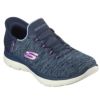 SKECHERS スケッチャーズ スリップインズ レディース サミッツ ダズリングヘイズ 149937W スリッポン スニーカー 靴 ワイド幅 軽量 Slip-ins Summits Dazzling Haze