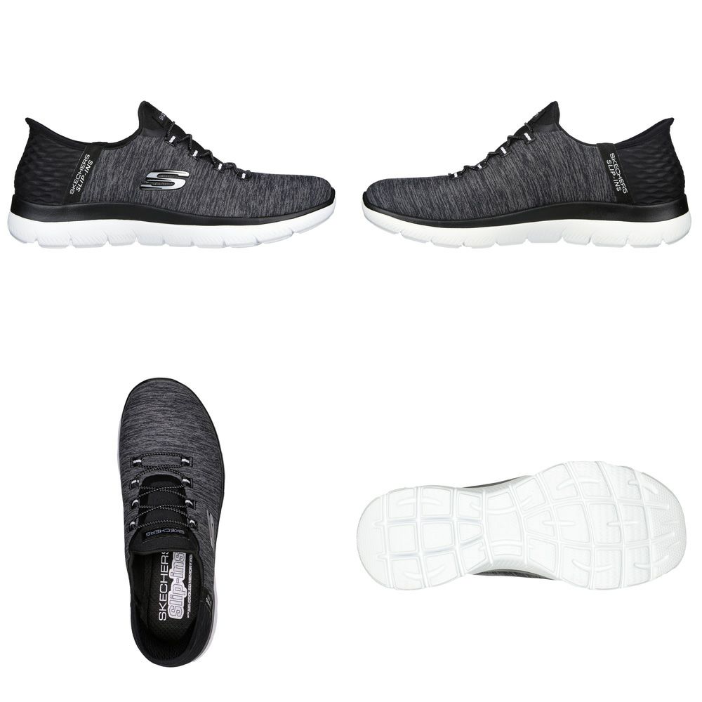 SKECHERS スケッチャーズ スリップインズ レディース サミッツ ダズリングヘイズ 149937W スリッポン スニーカー 靴 ワイド幅 軽量 Slip-ins Summits Dazzling Haze