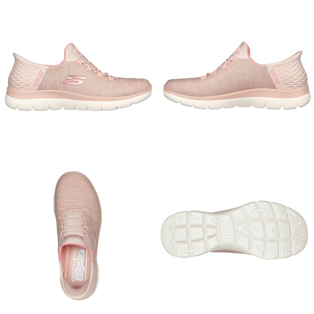 SKECHERS スケッチャーズ スリップインズ レディース サミッツ ダズリングヘイズ 149937W スリッポン スニーカー 靴 ワイド幅 軽量 Slip-ins Summits Dazzling Haze