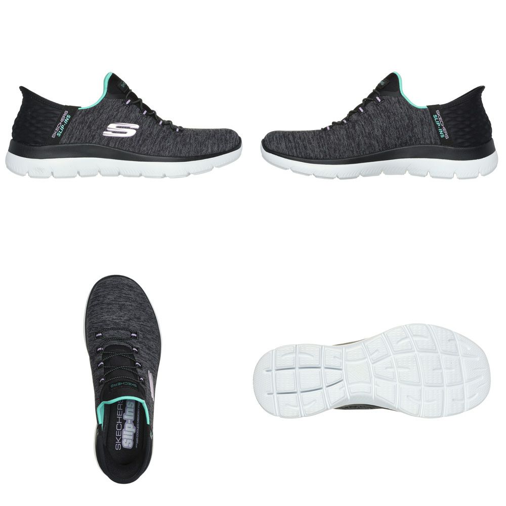 SKECHERS スケッチャーズ スリップインズ レディース サミッツ ダズリングヘイズ 149937W スリッポン スニーカー 靴 ワイド幅 軽量 Slip-ins Summits Dazzling Haze