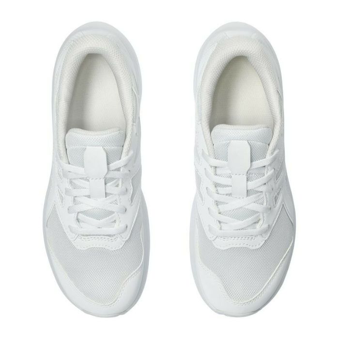 レーザービーム キッズ ジュニア スニーカー アシックス ひも 運動靴 通学履 LAZERBEAM JJ 1154A175 ホワイト/ホワイト 靴 子供靴 男の子  女の子 軽量 ヒモ靴タイプ