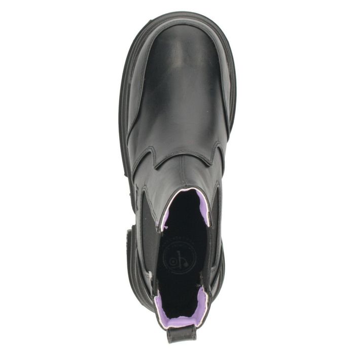 サイドゴア ブーツ レディース 厚底ブーツ ショート 黒 ヨースケ YOSUKE 靴 チェルシーブーツ 4460050 ブラック ベージュ グレー マルチ レオパード