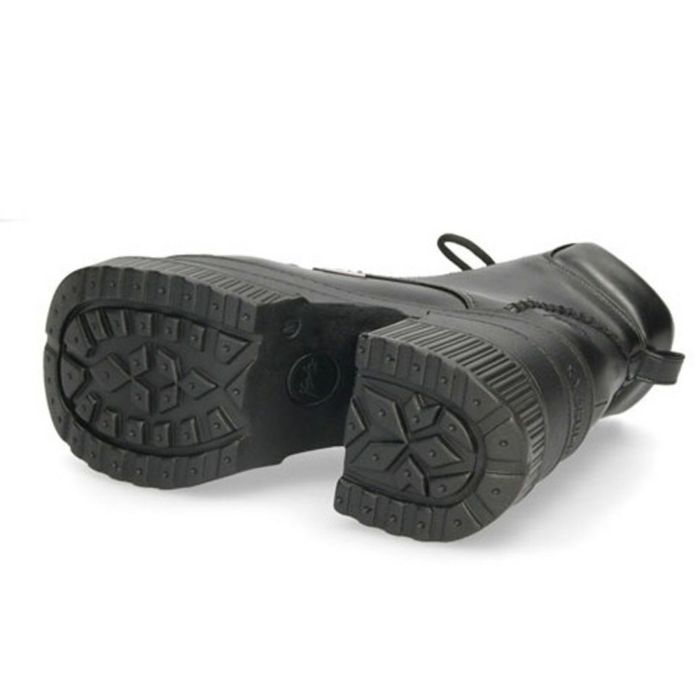 ブーツ レディース 厚底ブーツ ショート 黒 ヨースケ YOSUKE 靴 幅広 3E 編み上げブーツ 4460057 ブラック ブラックマルチ チャンキーヒール サイドジップ