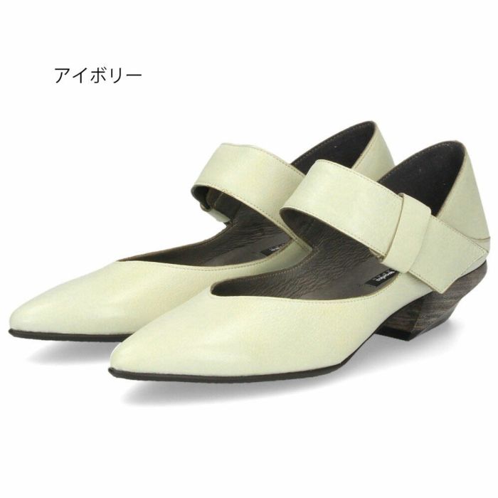 パンプス ローヒール 黒 本革 ストラップ シューズ ベルト 靴 ラボキゴシ ワークス 12768 レディース ベルトパンプス 2WAY 日本製 RABOKIGOSHI works