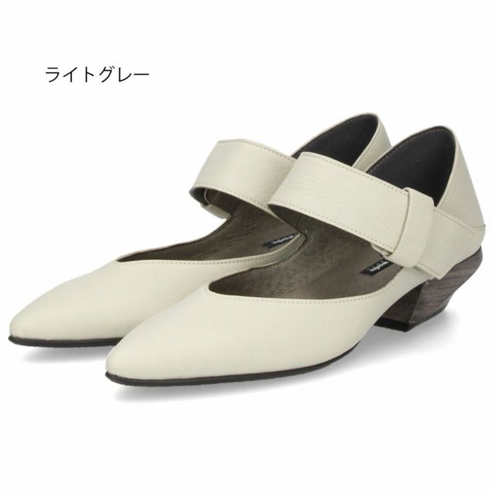 パンプス ローヒール 黒 本革 ストラップ シューズ ベルト 靴 ラボキゴシ ワークス 12768 レディース ベルトパンプス 2WAY 日本製 RABOKIGOSHI works