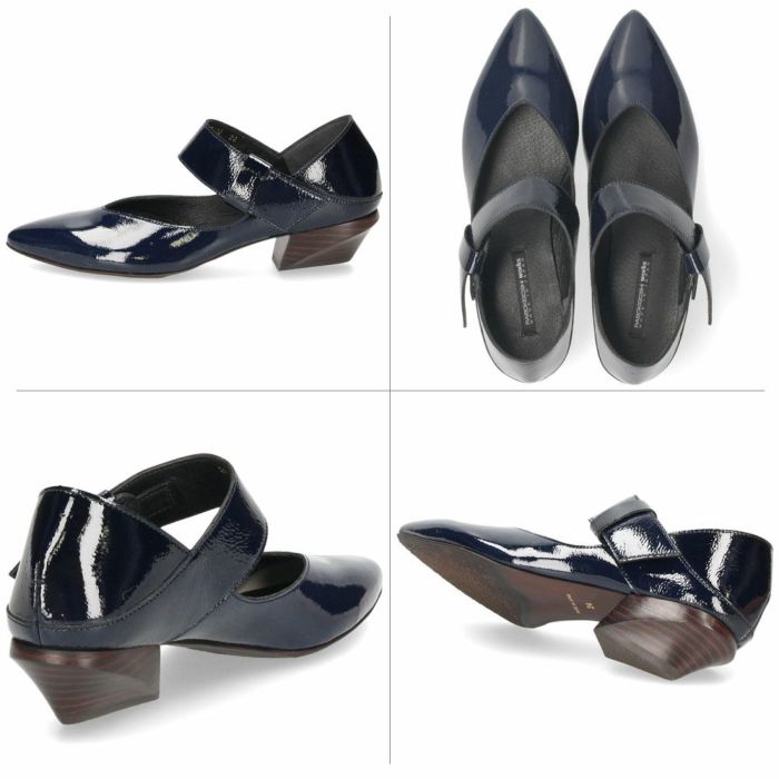 パンプス ローヒール 黒 本革 ストラップ シューズ ベルト 靴 ラボキゴシ ワークス 12768 レディース ベルトパンプス 2WAY 日本製 RABOKIGOSHI works