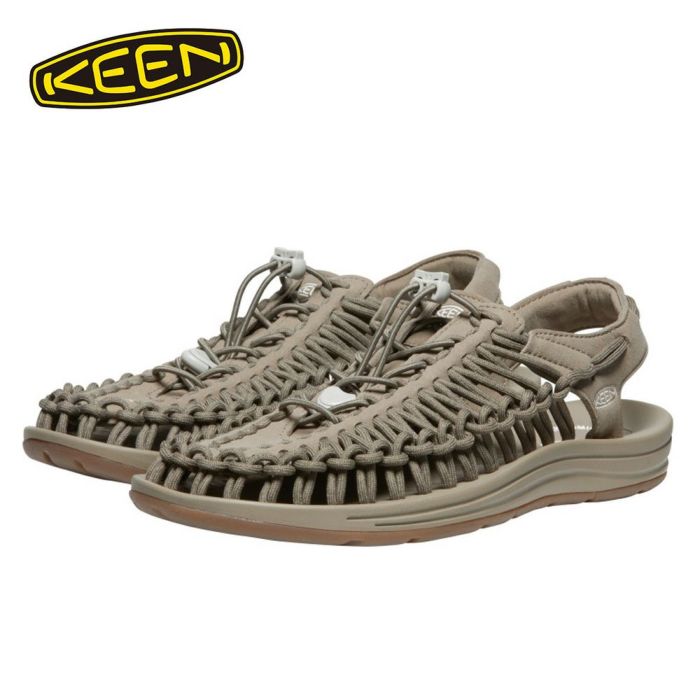 KEEN キーン メンズ ユニーク 1025169 UNEEK FLAT グレー サンダル  スニーカー アウトドア カジュアル シューズ スニーカー