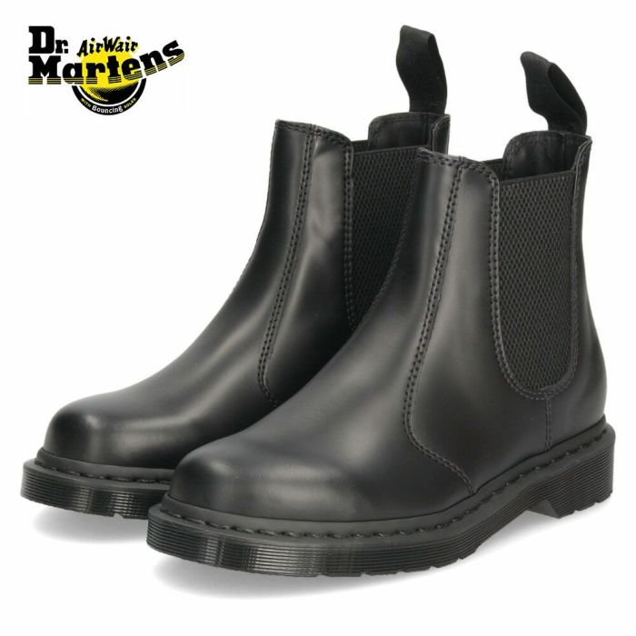 ドクターマーチン ブーツ メンズ サイドゴア 2976 MONO チェルシーブーツ 25685001 ブラック レザー Dr.Martens