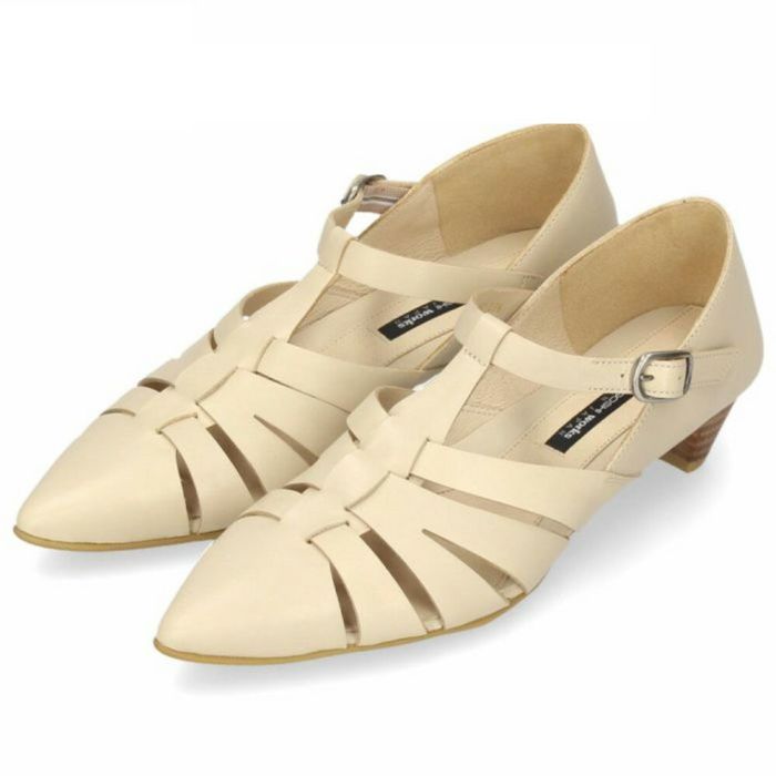 グルカシューズ レディース パンプス 黒 ローヒール 本革 ラボキゴシワークス 12767 ブラック グレー ベージュ 靴 カジュアル ミュール RABOKIGOSHI works