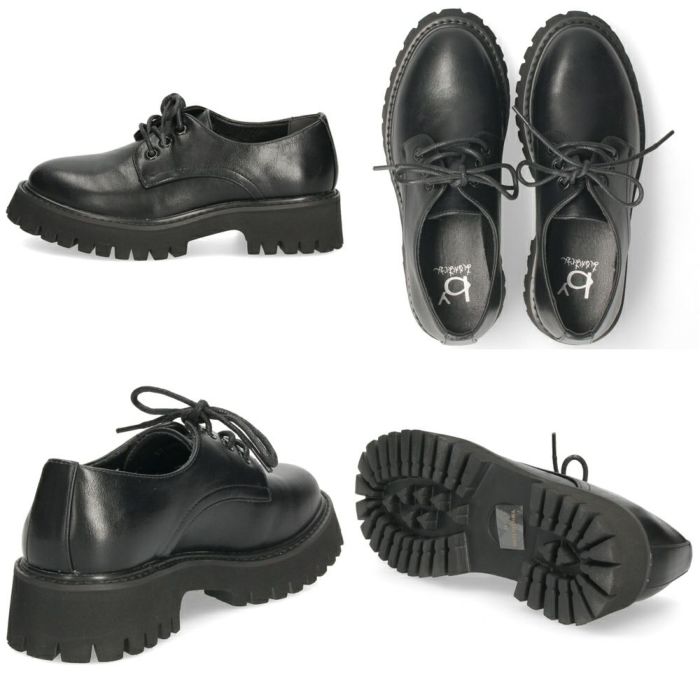 by あしながおじさん 厚底 レースアップ シューズ レディース 靴 おしゃれ マニッシュ 黒 ブラック ピンク シルバー アイボリー 軽量 ボリュームソール 8710505