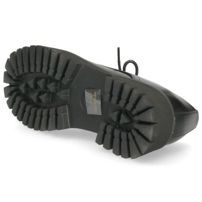 by あしながおじさん 厚底 レースアップ シューズ レディース 靴 おしゃれ マニッシュ 黒 ブラック ピンク シルバー アイボリー 軽量 ボリュームソール 8710505