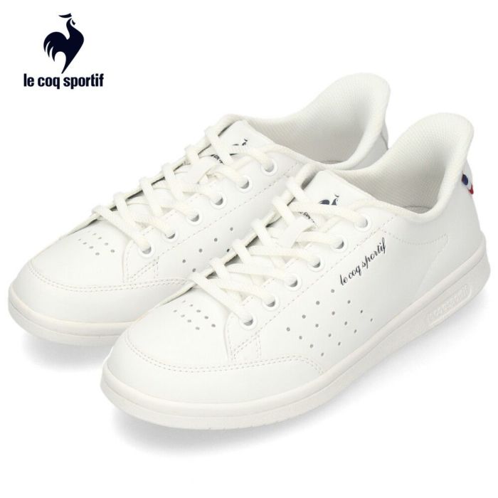 ルコック スポルティフ レディース スニーカー ブラック 黒 ホワイト ラ ローラン SI スリッポン ハンズフリー 履きやすい 軽量 消臭 靴 QL3XJC06BW 