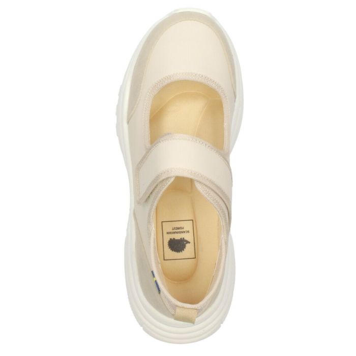 厚底 スニーカー レディース ブラック 黒 ベージュ 軽量 白ソール ボリュームソール スカンジナビアン フォレスト SF0102