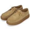 Clarks クラークス レザー スエード スニーカー メンズ Torhill Lo トーヒルロー 厚底 ブラック 黒 ダークサンド ネイビー 26172019 26173471 26176216