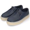 Clarks クラークス レザー スエード スニーカー メンズ Torhill Lo トーヒルロー 厚底 ブラック 黒 ダークサンド ネイビー 26172019 26173471 26176216