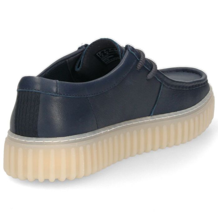 Clarks クラークス レザー スエード スニーカー メンズ Torhill Lo トーヒルロー 厚底 ブラック 黒 ダークサンド ネイビー 26172019 26173471 26176216