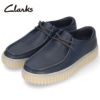 Clarks クラークス レザー スエード スニーカー メンズ Torhill Lo トーヒルロー 厚底 ブラック 黒 ダークサンド ネイビー 26172019 26173471 26176216