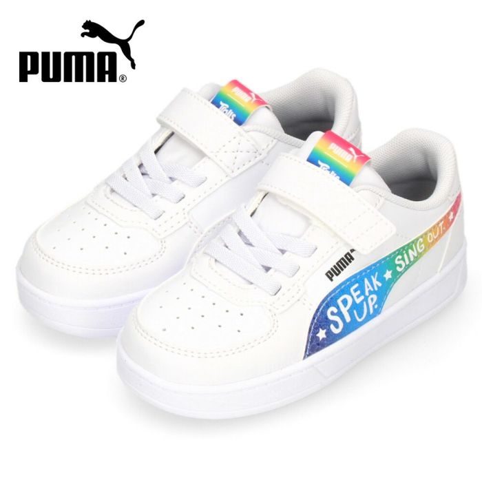 プーマ スニーカー ベビー キッズ PUMA ケーブン 2.0 トローズ 396536 01 女の子 男の子 子ども 子供 ホワイト 白 ベルクロ |  Parade-パレード- 公式オンラインストア