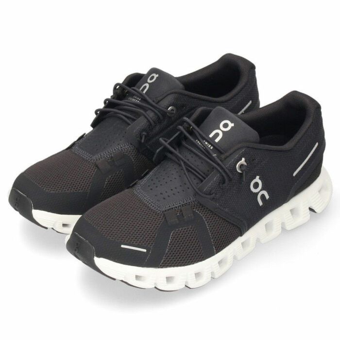 On オン レディース スニーカー スリッポン Cloud 5 クラウド 5 ランニングシューズ ゴム紐 軽量 運動 スポーツ タウンユース デイリーユース