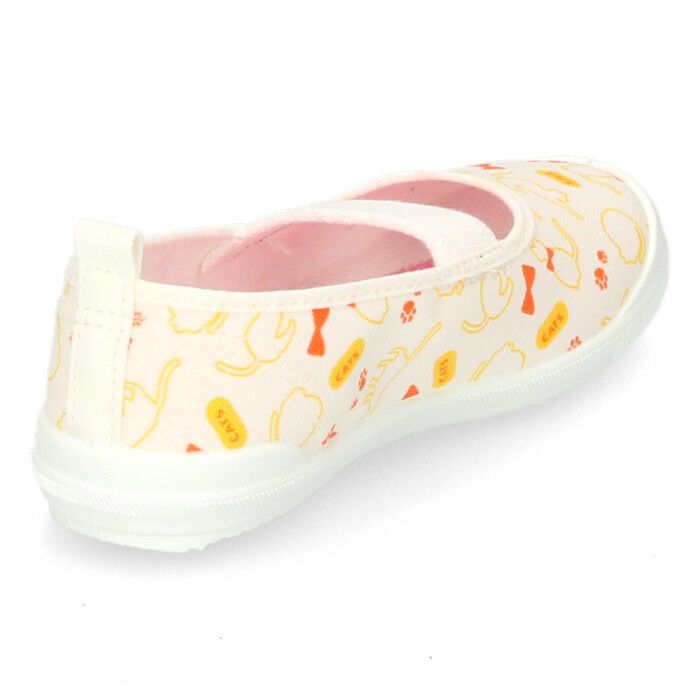 アサヒシューズ 上履き キッズ ジュニア 女の子 S04 KD37512 ベージュ バレーシューズ 子供 靴 2E ゴムバンド ズック スリッポン 日本製