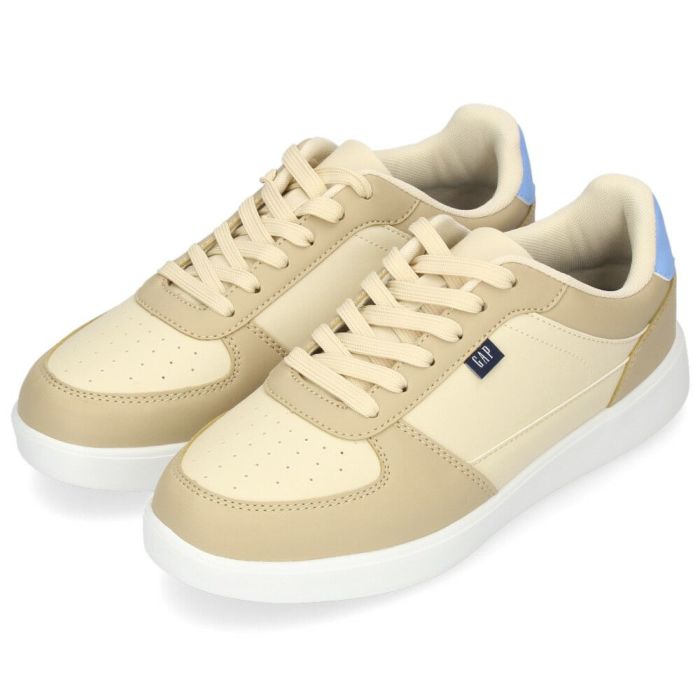 ギャップ スニーカー メンズ レディース 軽い 靴 コートスニーカー ホワイト ブラック GAP GPU12402 ベージュ グレー オレンジ 黒 軽量 クッション性