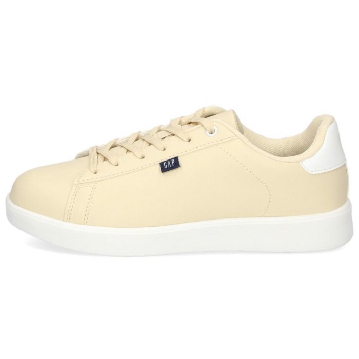 ギャップ スニーカー メンズ レディース 軽い 靴 コートスニーカー ホワイト ブラック GAP GPU12401 ベージュ 黒 ローカット 軽量 クッション性