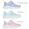 スケッチャーズ スニーカー キッズ ジュニア シューズ 女の子 運動靴 ベルクロ 普通幅 SKECHERS ソール スウィフターズ 303563L ラベンダー アクア ピンク 　