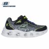 スケッチャーズ 光る靴 男の子 スニーカー キッズ ジュニア シューズ 厚底 ベルクロ SKECHERS ボルテックス 2.0 400603L ブラック イエロー オレンジ 普通幅  