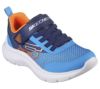 スケッチャーズ スニーカー キッズ ジュニア シューズ 男の子 運動靴 ベルクロ 普通幅 軽量 SKECHERS スケッチ ファースト 403879L ネイビー チャコール
