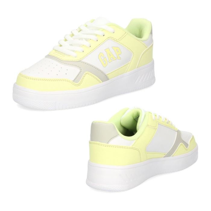 ギャップ スニーカー メンズ レディース ローカット 厚底 軽量 クッションインソール ホワイト 通勤 通学 デイリー 靴 GPU52411 GAP