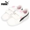 プーマ スニーカー ベビー キッズ シューズ PUMA スマッシュ 3.0 ダンスパーティー V インファント 395608 01 ホワイト 02 ブラック ベビー靴