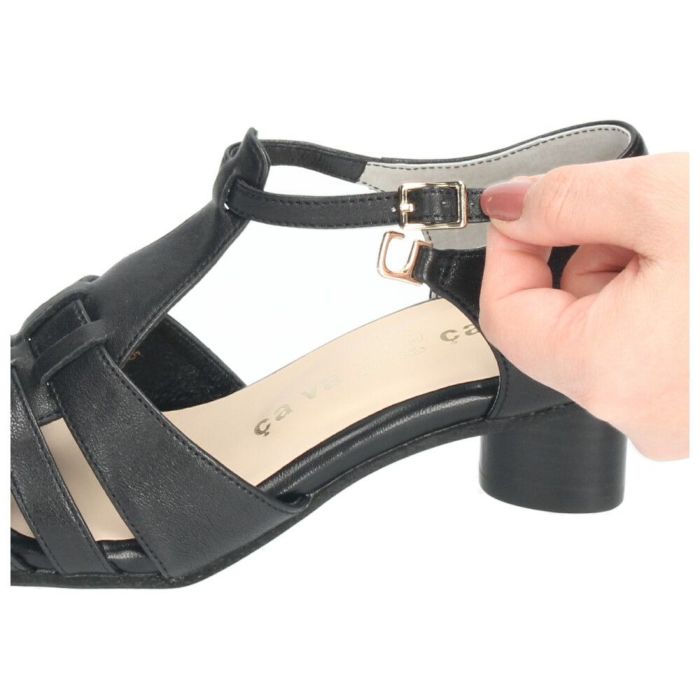 パンプス レディース グルカサンダル おしゃれ 黒 ストラップシューズ 太ヒール サヴァサヴァ 1320587 ブラック アイボリー オリーブ 本革 靴 cavacava