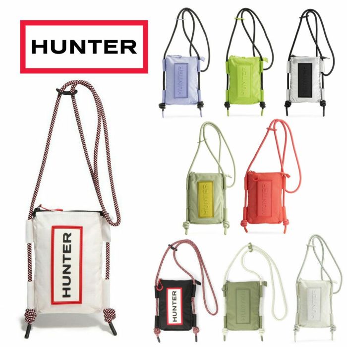 ハンター バッグ ポーチ メンズ レディース トラベル リップストップ リサイクル ナイロン フォンポーチ UBP1514NRS 1514 HUNTER