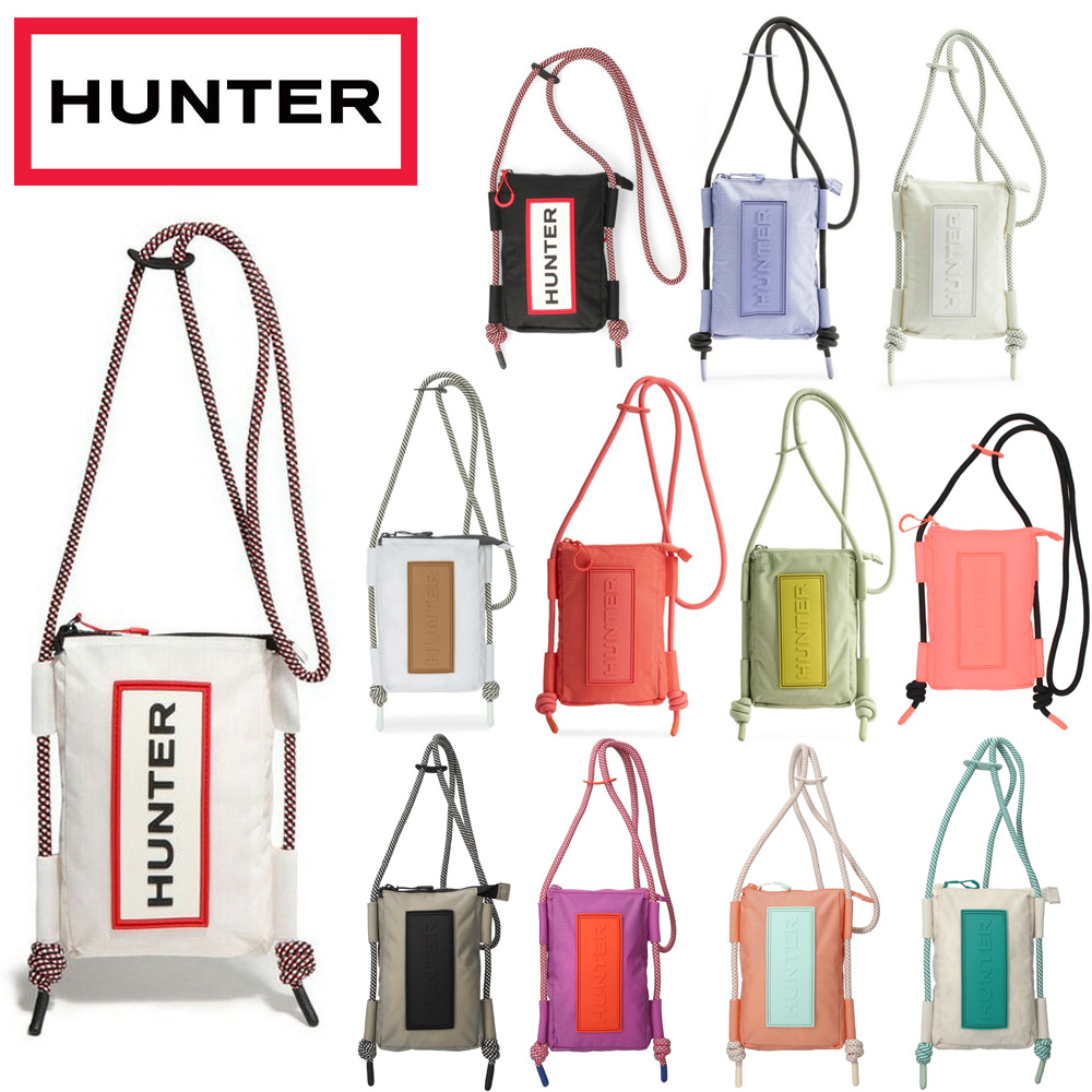ハンター バッグ ポーチ メンズ レディース トラベル リップストップ リサイクル ナイロン フォンポーチ UBP1514NRS 1514 HUNTER