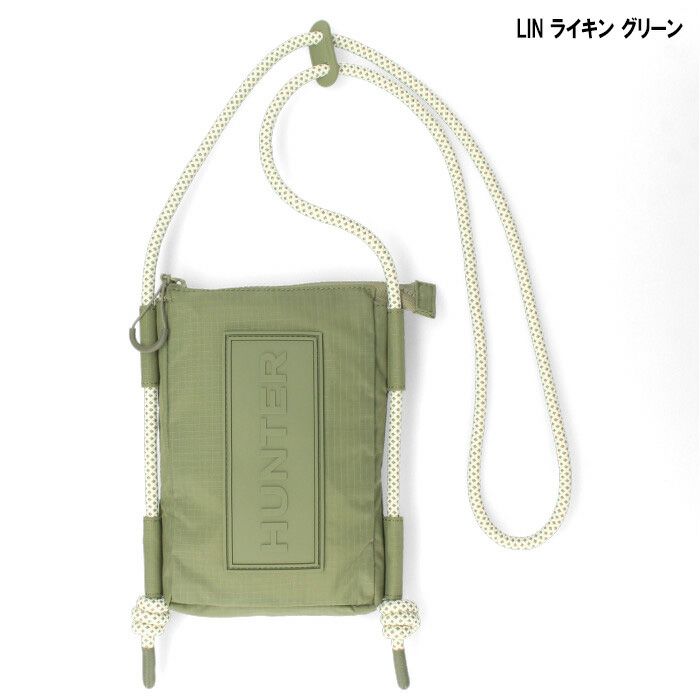 ハンター バッグ ポーチ メンズ レディース トラベル リップストップ リサイクル ナイロン フォンポーチ UBP1514NRS 1514 HUNTER