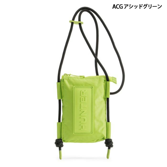 ハンター バッグ ポーチ メンズ レディース トラベル リップストップ リサイクル ナイロン フォンポーチ UBP1514NRS 1514 HUNTER