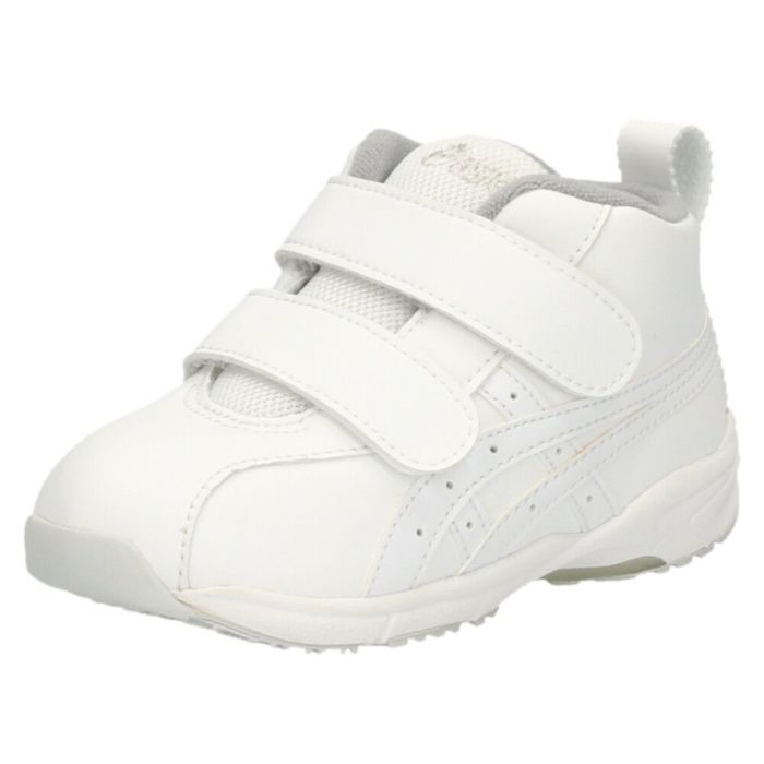 アシックス すくすく キッズ ベビー スニーカー GD ランナーベビー SL-MID 1144A004 ホワイト ベルクロ 子供靴 抗菌 消臭 通気性 asics