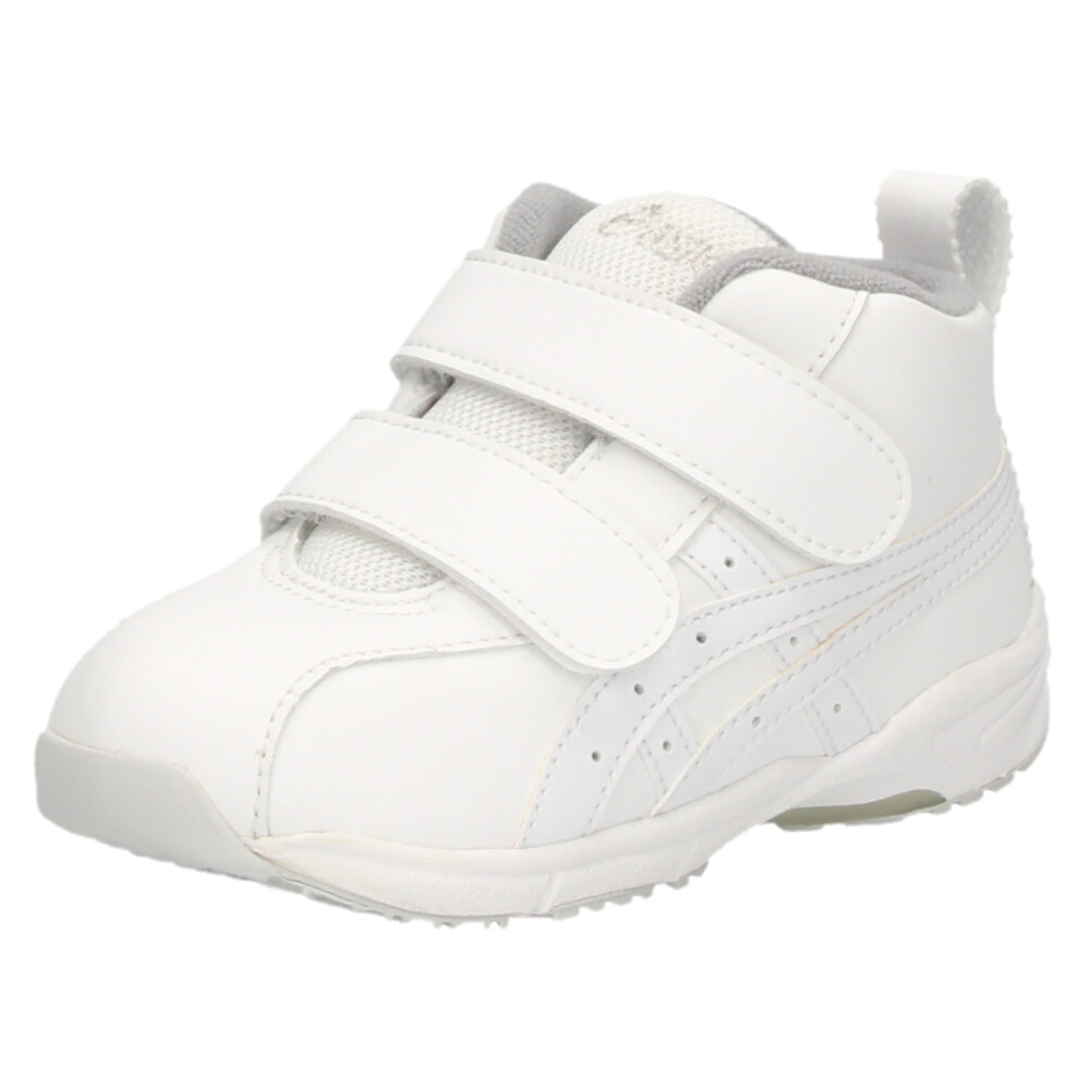アシックス すくすく キッズ ベビー スニーカー GD ランナーベビー SL-MID 1144A004 ホワイト ベルクロ 子供靴 抗菌 消臭 通気性 asics