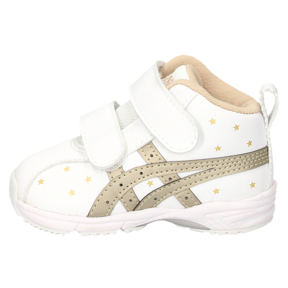 アシックス すくすく キッズ ベビー スニーカー GD ランナーベビー SL-MID 1144A004 ホワイト ベルクロ 子供靴 抗菌 消臭 通気性 asics