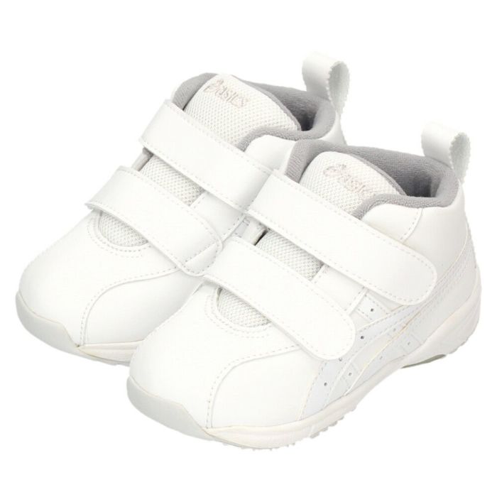 アシックス すくすく キッズ ベビー スニーカー GD ランナーベビー SL-MID 1144A004 ホワイト ベルクロ 子供靴 抗菌 消臭 通気性 asics