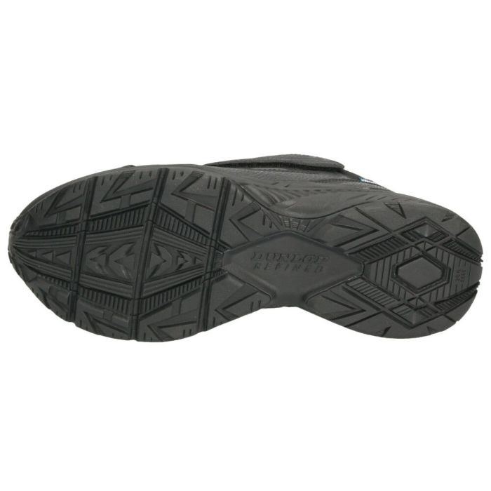 ダンロップ 靴 防水 スニーカー メンズ リファインド 黒 ブラック グレー 幅広 4E ワイド 軽量 面ファスナー DUNLOP REFINED DM2018
