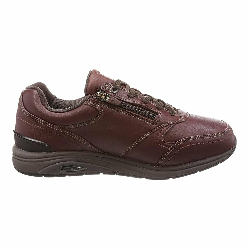 ニューバランス スニーカー ウォーキング メンズ ブラック 黒 ブラウン 防水 幅広 6E レザー ファスナー ローカット new balance MW585 