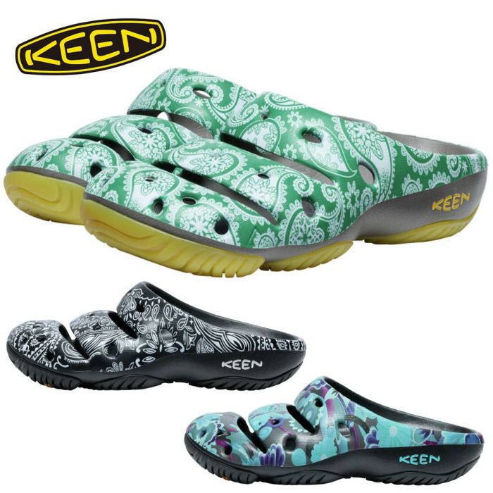 キーン ヨギ アーツ メンズ サンダル KEEN YOGUI ARTS 1028529 1028527 1028528 グラフィック コラボ クロッグサンダル アウトドア