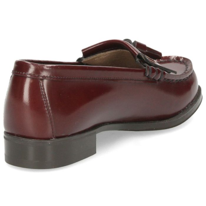 ハルタ ローファー レディース  キルトタッセルローファー HARUTA 313 ブラック ブラウン ローター 2E 本革 日本製 学生 通学 定番