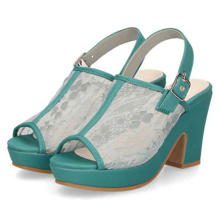 サンダル レディース ストラップ  レース 太ヒール 透け感 9センチ ヒール シースルー チュールレース Parade 992803