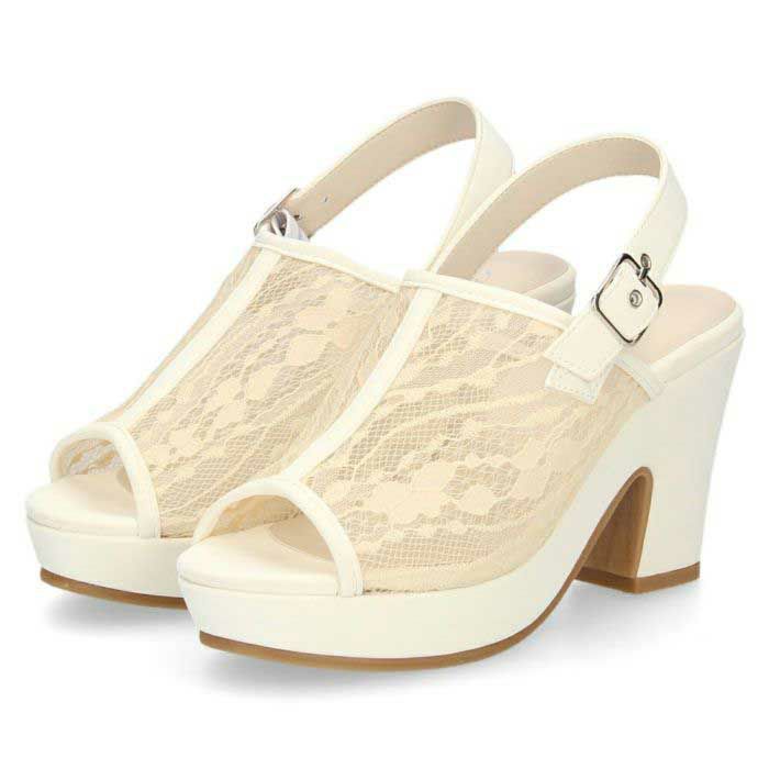 サンダル レディース ストラップ  レース 太ヒール 透け感 9センチ ヒール シースルー チュールレース Parade 992803